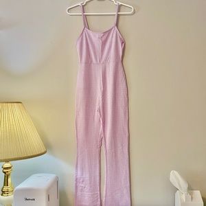 🔹2 for 30🔹NWOT UO purple gingham jumpsuit